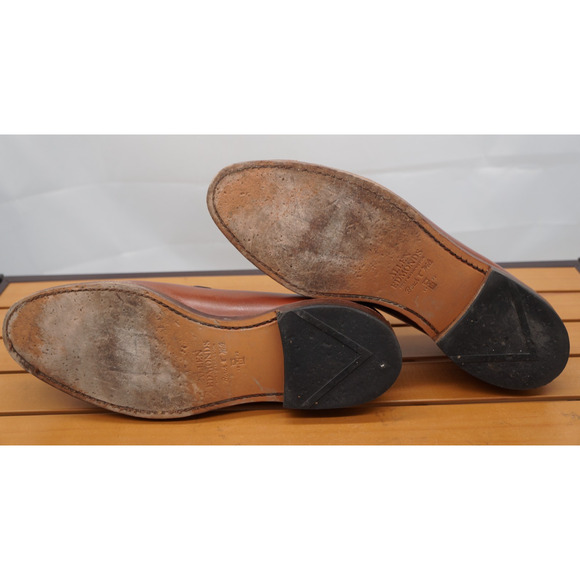 Allen Edmonds Grayson 8272 handcrafted tassel loafers Dark Chili Size 10 D main image 8